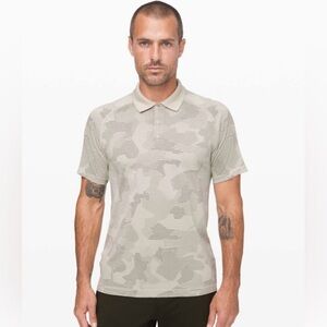 Lululemon Men’s Metal Vent Tech Polo Geo Camo Size Lg